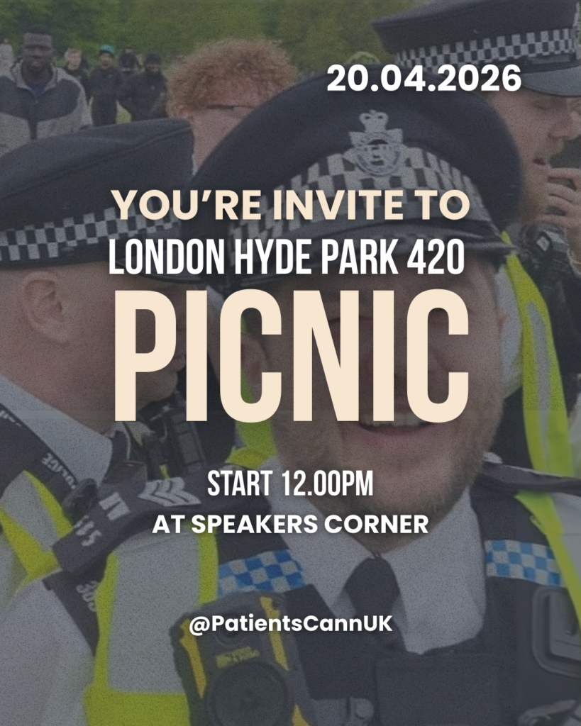 420 2026 London Hyde Park Picnic Invitation